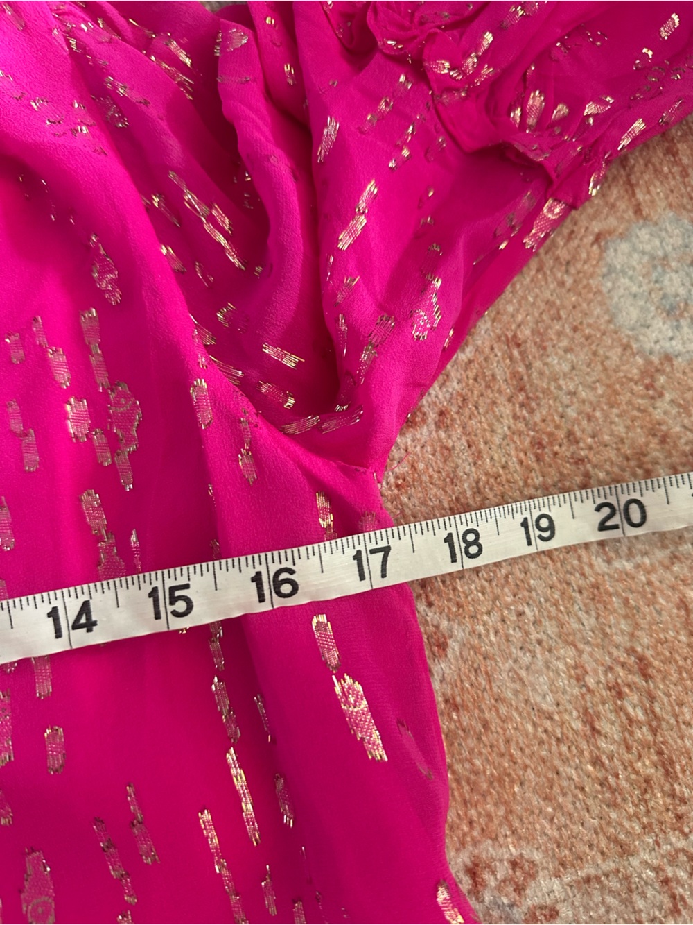 NWT Lilly Pulitzer Cleme Long Sleeve Silk dress pink palms fish clip chiffon 2 - Picture 5 of 7